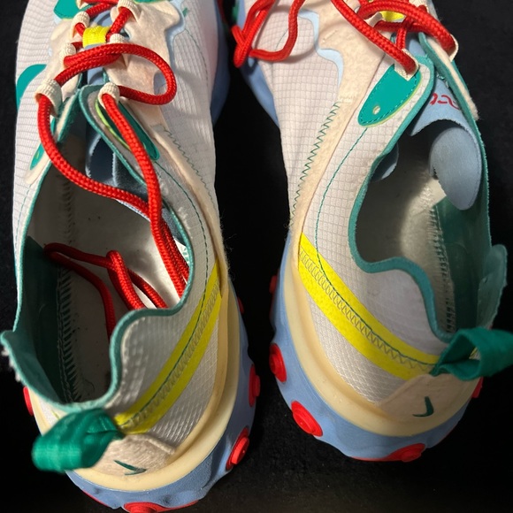 2019 Nike React Element 55: Guava Ice Vast Grey Lucid Green - Picture 10 of 10